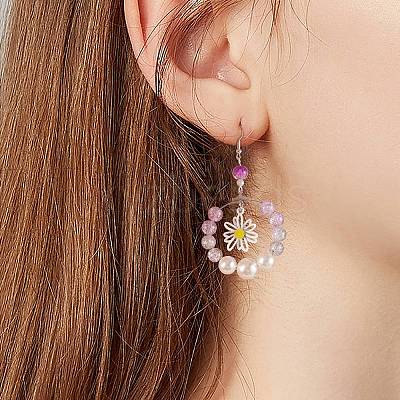 300Pcs 6 Colors Spray Painted Crackle Glass Beads CCG-SZ0001-11C-1