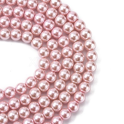 Grade A Glass Pearl Beads X-HY-J001-6mm-HX077-1
