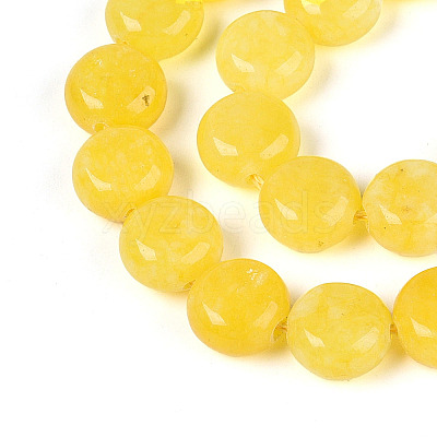 Dyed Natural White Jade Beads Strands G-T143-16K-1