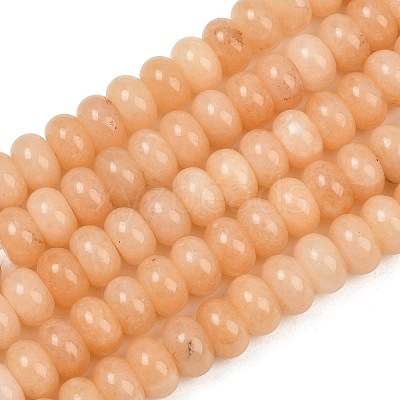 Dyed Natural White Jade Beads Strands G-G107-A41-01-1