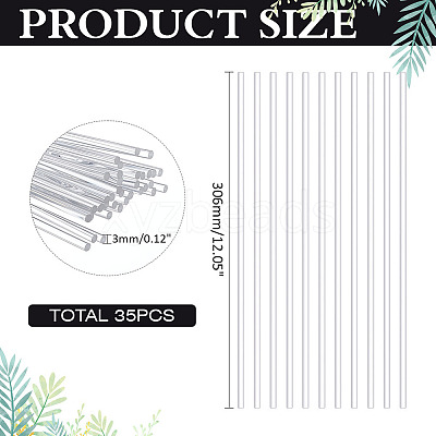Acrylic Rods Solid FIND-WH0609-58-1