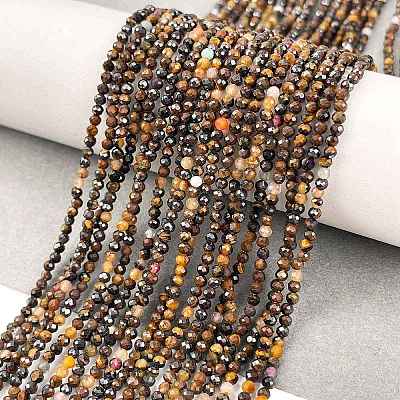 Natural Tiger Eye Beads Strands G-H003-B04-02-1