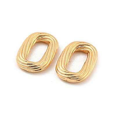 Brass Linking Rings KK-P255-13G-1