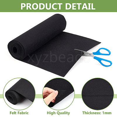 Rectangle Non Woven Felt Fabric DIY-WH0504-357C-01-1