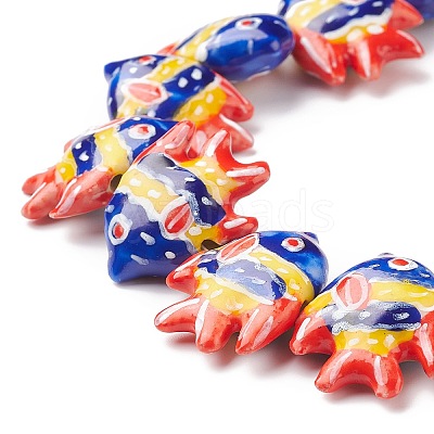 Handmade Porcelain Beads X1-PORC-G002-54D-1