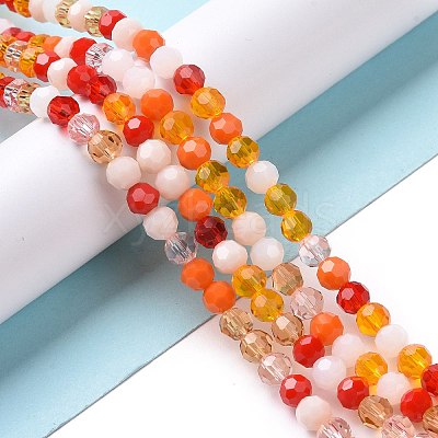 Glass Beads Strands GLAA-E036-09C-1