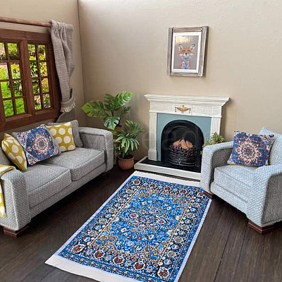 Turkish Style Mini Nylon Carpets AJEW-TA0003-66A-1