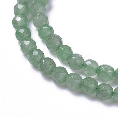 Natural Green Aventurine Beads Strands G-F596-10-3mm-1