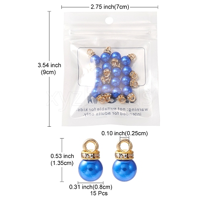 ABS Plastic Charms KY-YW0001-24A-1