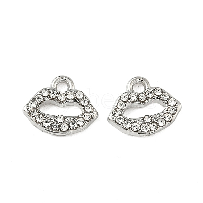 Alloy Rhinestone Pendants ENAM-I073-04P-01-1