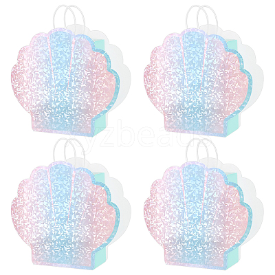 Holographic Paper Packing Bags with Handle CARB-WH0015-09-1