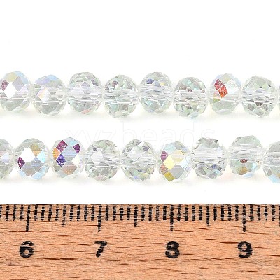 Transparent Glass Beads Strands EGLA-N016-6mm-06-1