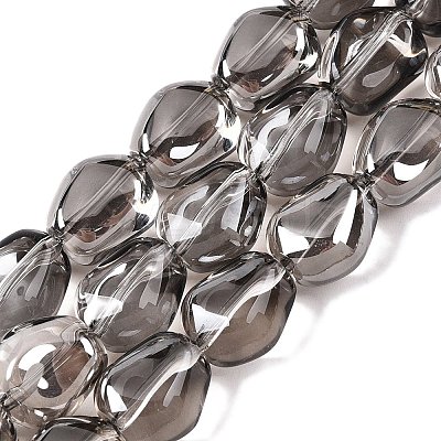 Electroplate Glass Beads Strands EGLA-T021-08K-1