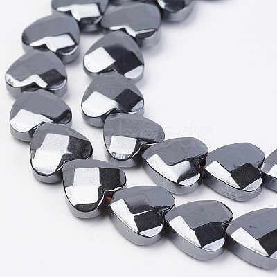 Non-magnetic Synthetic Hematite Beads Strands G-F396-23-8x3mm-1