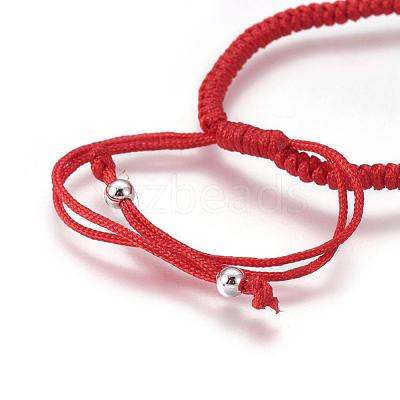Nylon Cord Braided Bead Bracelets Making BJEW-F360-FP-1