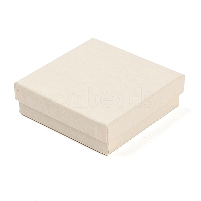 Cardboard Paper Jewelry Storage Boxes with Sponge CON-P023-01E-02-1