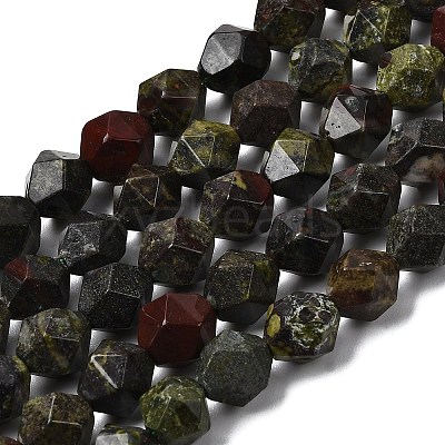 Natural Dragon Blood Beads Strands G-Z119-A17-02-1