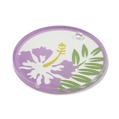 Opaque Acrylic Pendants BACR-C001-01D-1