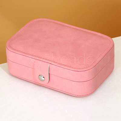 PU Leather with Lint Jewelry Storage Box PW-WG37207-02-1
