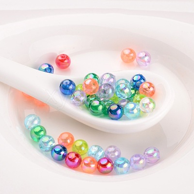 Eco-Friendly Transparent Acrylic Beads PL730M-1
