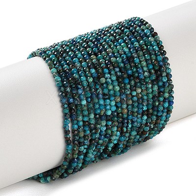 Natural Chrysocolla Beads Strands G-Z150-A05-2mm-A-1