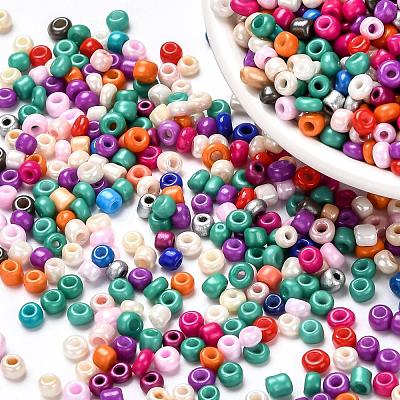 8/0 Mixed Style Round Glass Seed Beads SEED-K003-3mm-M05-1