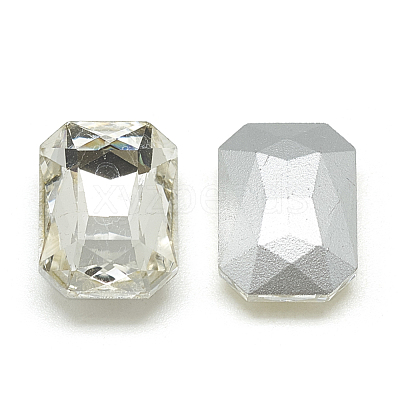Pointed Back Glass Rhinestone Cabochons RGLA-T079-18x25mm-01-1