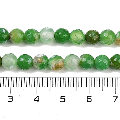 Natural Fire Crackle Agate Beads Strands G-C082-A01-26-1