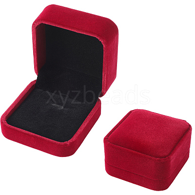 Square Velvet Jewelry Boxes for Pendant CON-WH20013-03A-1