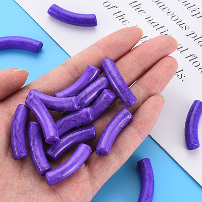 Opaque Crackle Acrylic Beads MACR-S372-002N-004-1