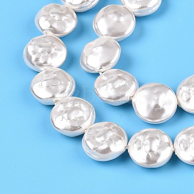 Transparent Spray Painted Glass Beads Strands GLAA-N001-36-1