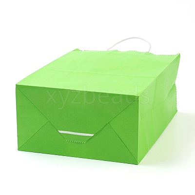 Pure Color Kraft Paper Bags AJEW-G020-B-05-1