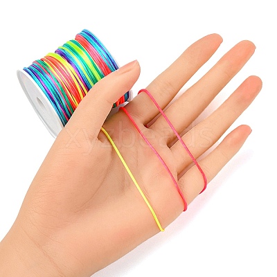 30M Nylon Satin Rattail Cords NWIR-YW0001-04-14-1
