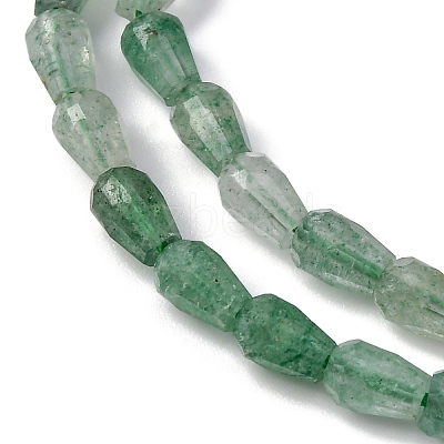 Natural Green Strawberry Quartz  Beads Strands G-C080-B04-01A-1