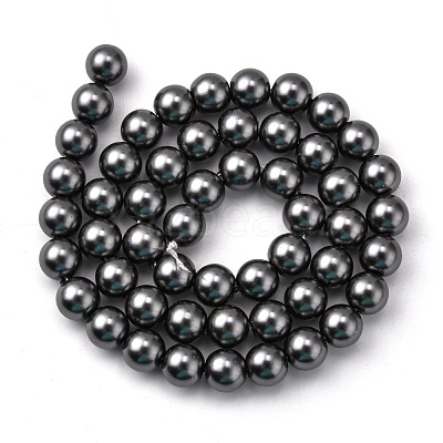 Eco-Friendly Glass Pearl Beads HY-J002-8mm-HX088-1