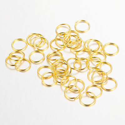 Iron Open Jump Rings X-IFIN-A018-8mm-G-NF-1