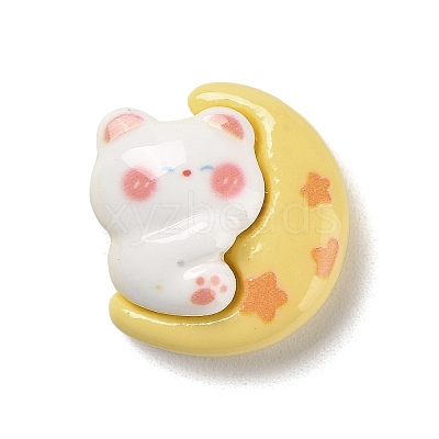 Opaque Resin Cabochons RESI-Z012-02D-1