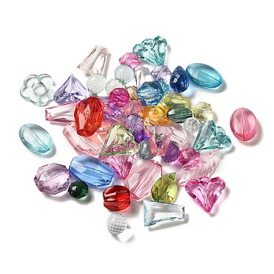 Transparent Acrylic Beads X1-MACR-K359-05-1