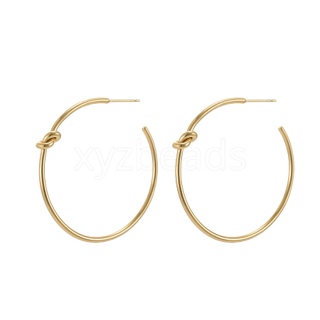 304 Stainless Steel Stud Earrings STAS-OY010-65G-1
