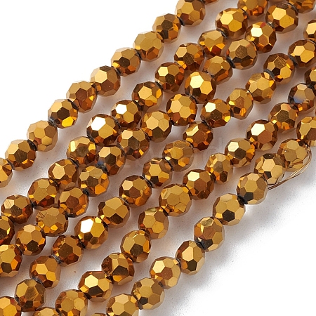 Electroplate Glass Beads Strands LS-EGLA-K015-10D-1