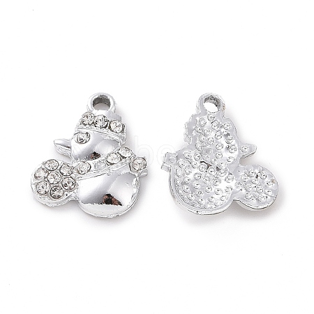 Alloy Crystal Rhinestone Pendants ALRI-C008-40P-1