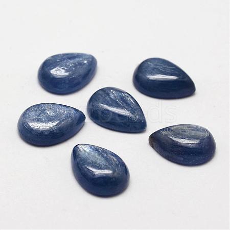 Teardrop Natural Kyanite/Cyanite/Disthene Cabochons G-O145-01D-1