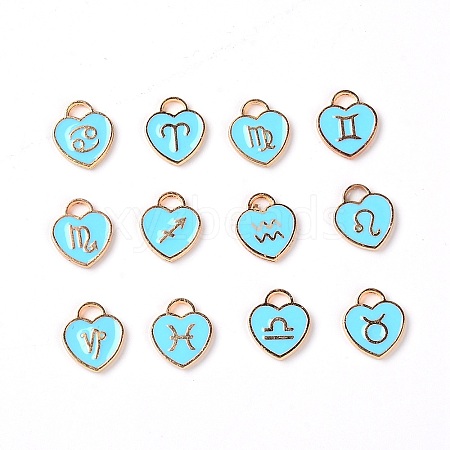 Zinc Alloy Enamel Charms ENAM-TAC0013-19C-1