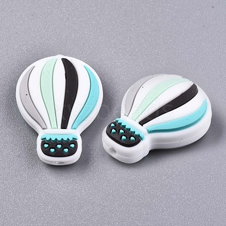 Food Grade Eco-Friendly Silicone Pendants SIL-N002-08B-1