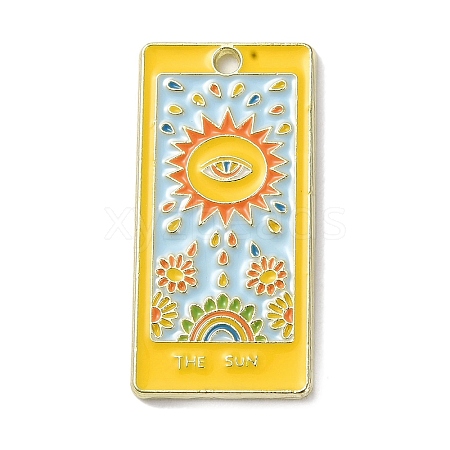 Alloy Enamel Pendants ENAM-K070-03G-02-1