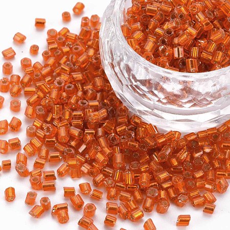 8/0 Glass Bugle Beads SEED-S032-07A-29-1