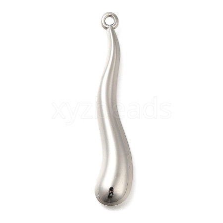 Anti-Tarnish 304 Stainless Steel Pendants STAS-R131-10P-1