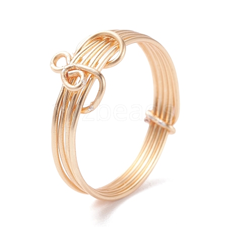 Infinity Love Finger Ring RJEW-JR00415-1