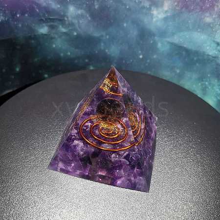 Orgonite Pyramid Resin Energy Generators PW-WGF220D-01-1