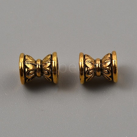 Tibetan Style Alloy Bead Caps FIND-WH0291-09A-AG-1
